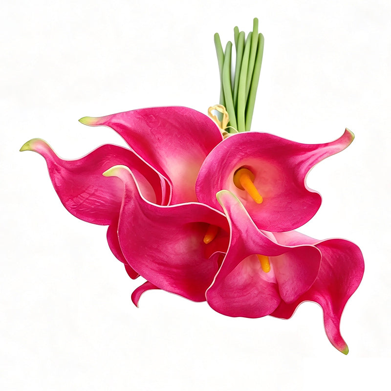 Luxury Faux PU Calla Lily Table Centerpiece