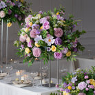 round floral centerpiece arrangement
