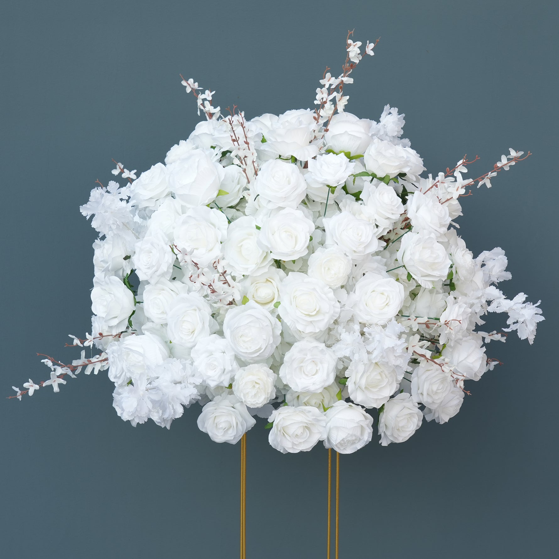 A7721 Rose Cherry Blossom Table Centerpieces Floral Ball Wedding