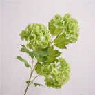 Large bloom fake hydrangea with natural green foliage