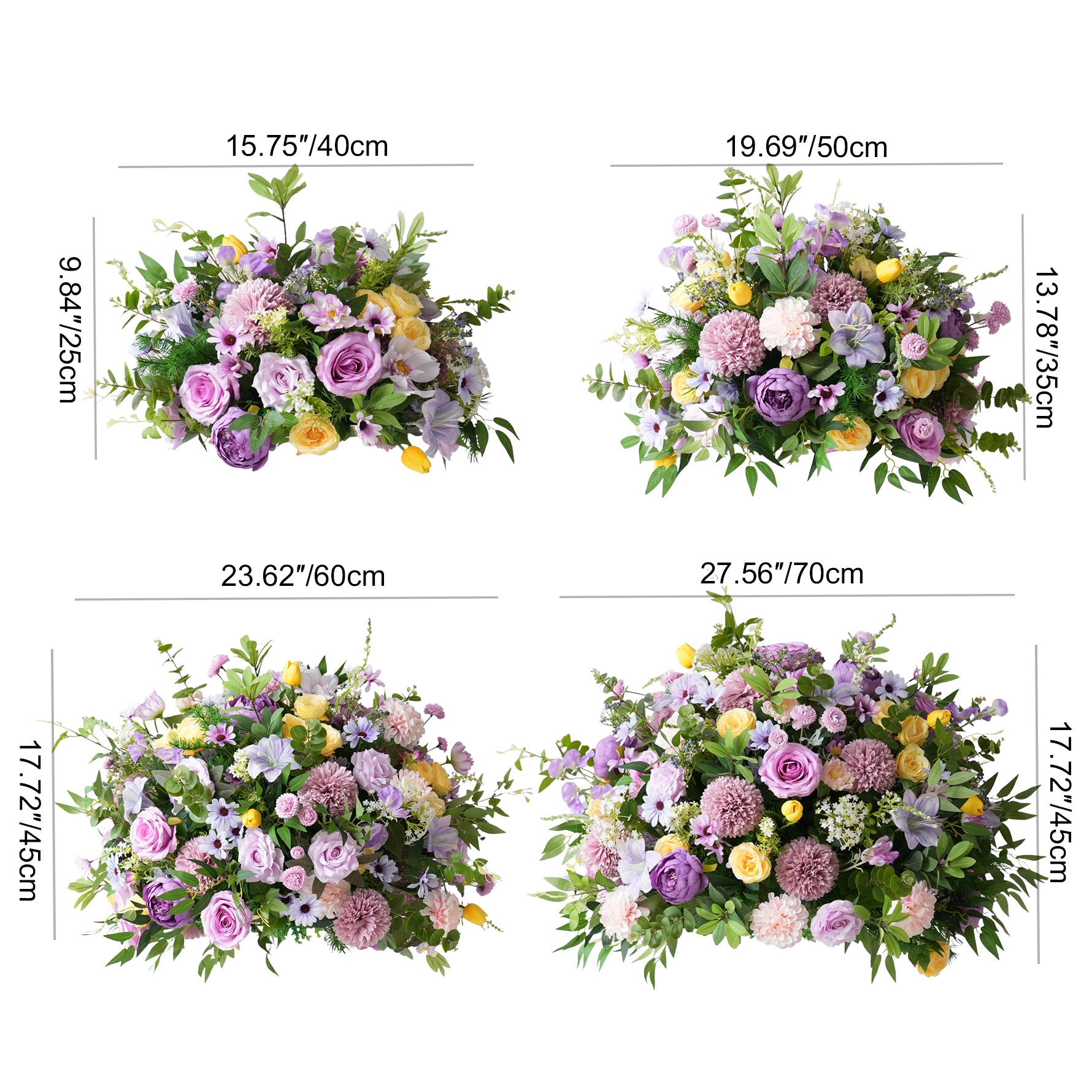 modern garden wedding decor