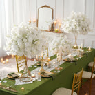 Elegant Ivory Floral Centerpiece for Wedding Reception Table