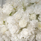 Luxury White Flower Arrangement with Roses and Hydrangeas