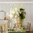 Modern Wedding Reception Table Flower Display