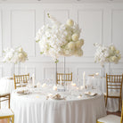 Romantic White Artificial Flower Arrangement For Wedding Banquet