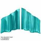 fabric drape wedding arch backdrop