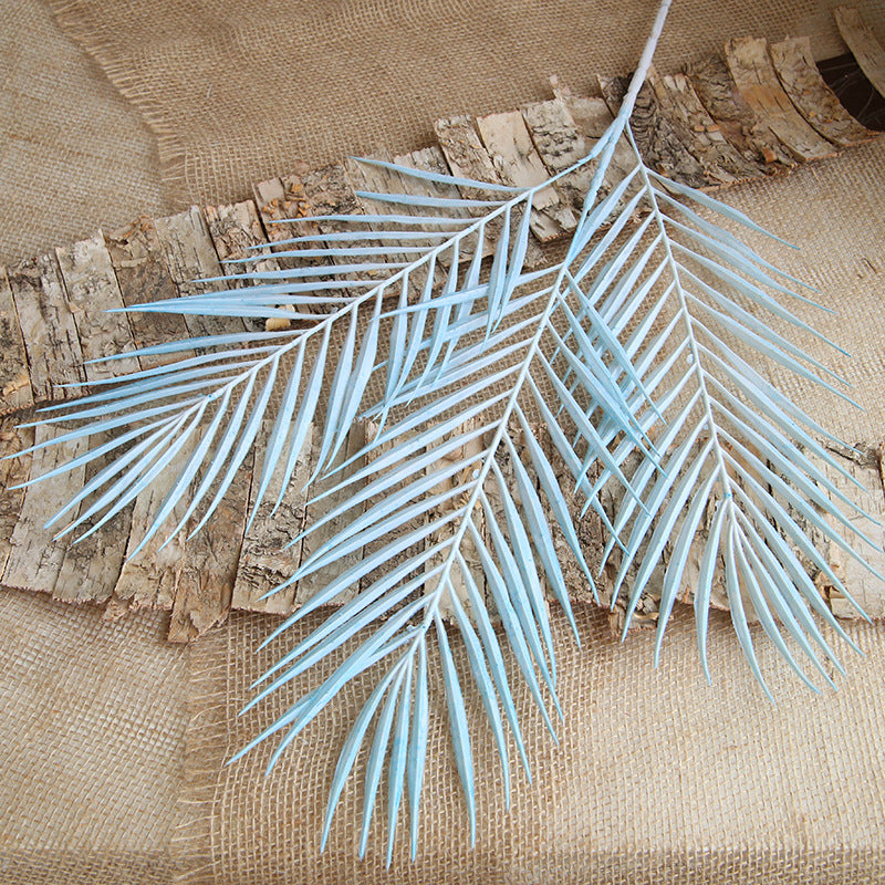 blue_fake_palm_leaf_arrangement