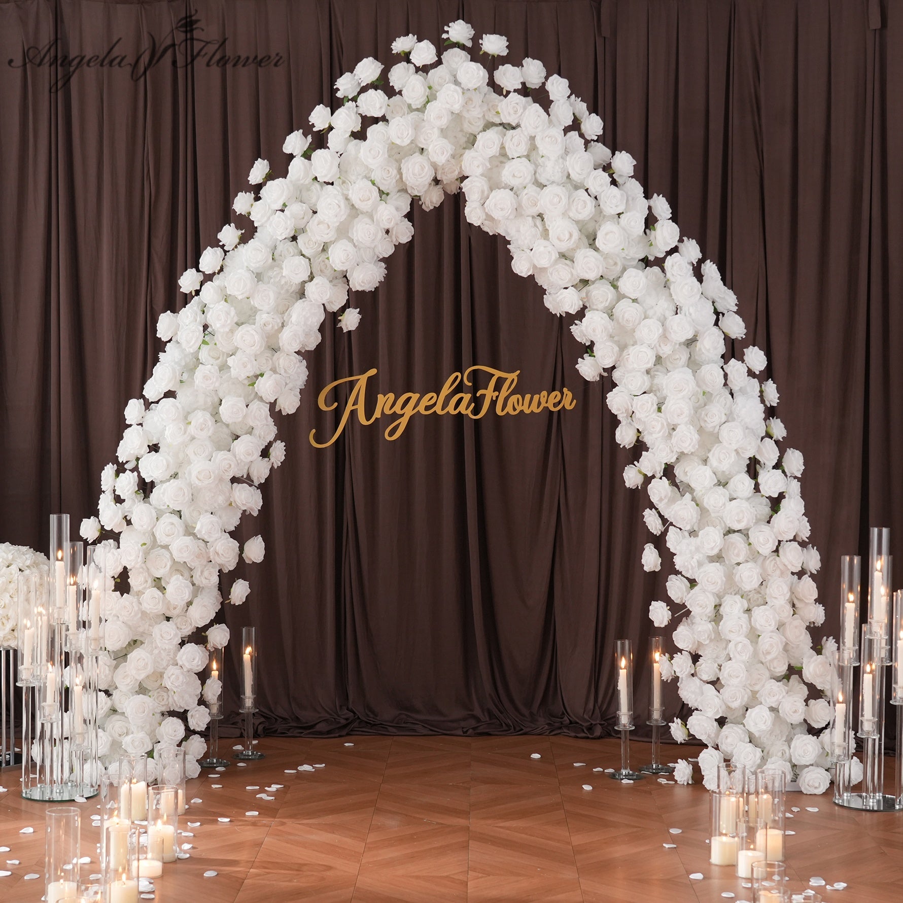 white_artificial_rose_arch_candle_styled_fullshot