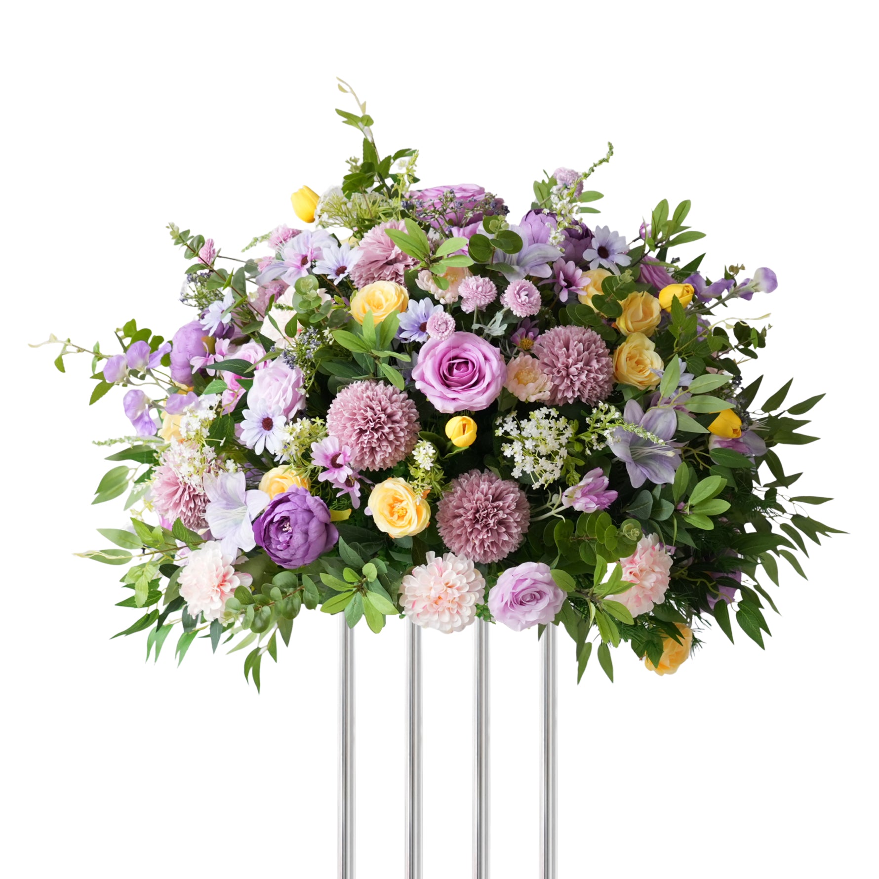 ball shaped flower arrangement