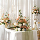 coffee-cream-silk-flower-arrangement