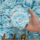 bulk light pink rose flower head