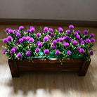 colorful artificial prickly ball blooms