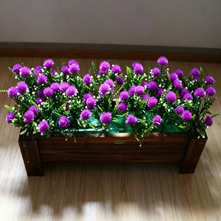 colorful artificial prickly ball blooms
