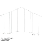 Heavy‑duty iron S backdrop stand