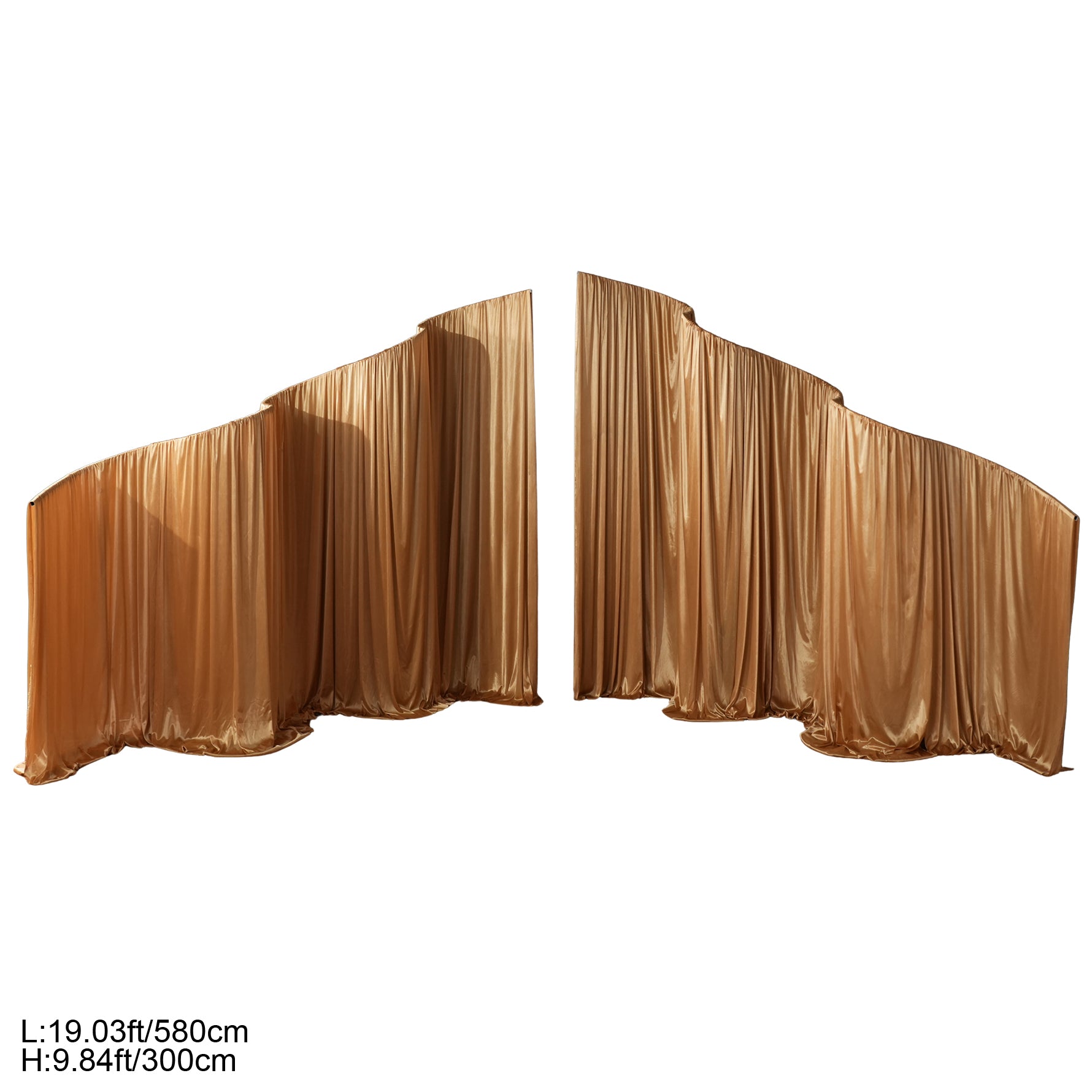 Heavy‑duty iron S backdrop stand