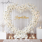 Luxury Floral Heart Arch For Wedding Reception Decor