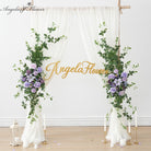purple-lavender-wedding-arch-flower-swags
