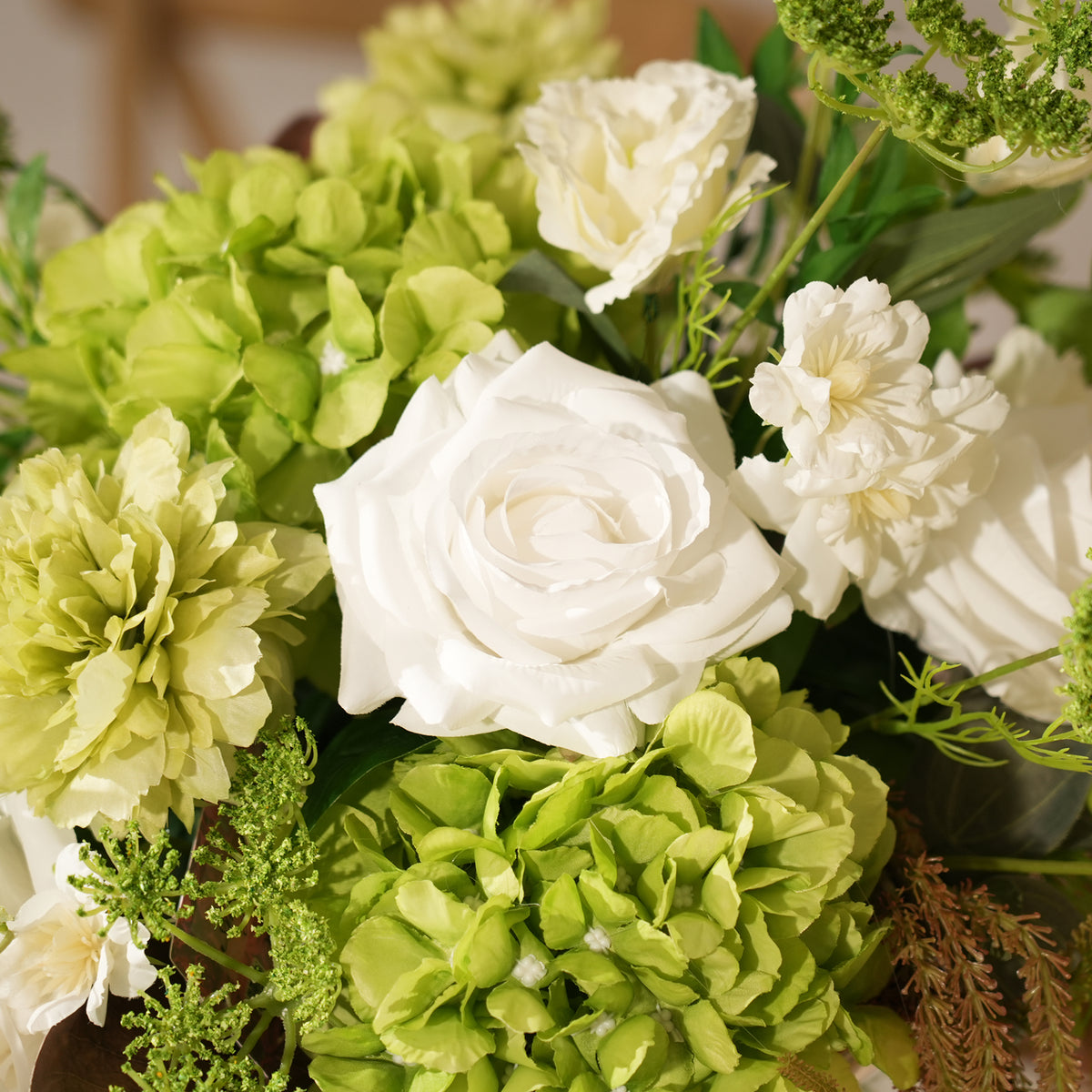 cascading-bridal-bouquet-white-green