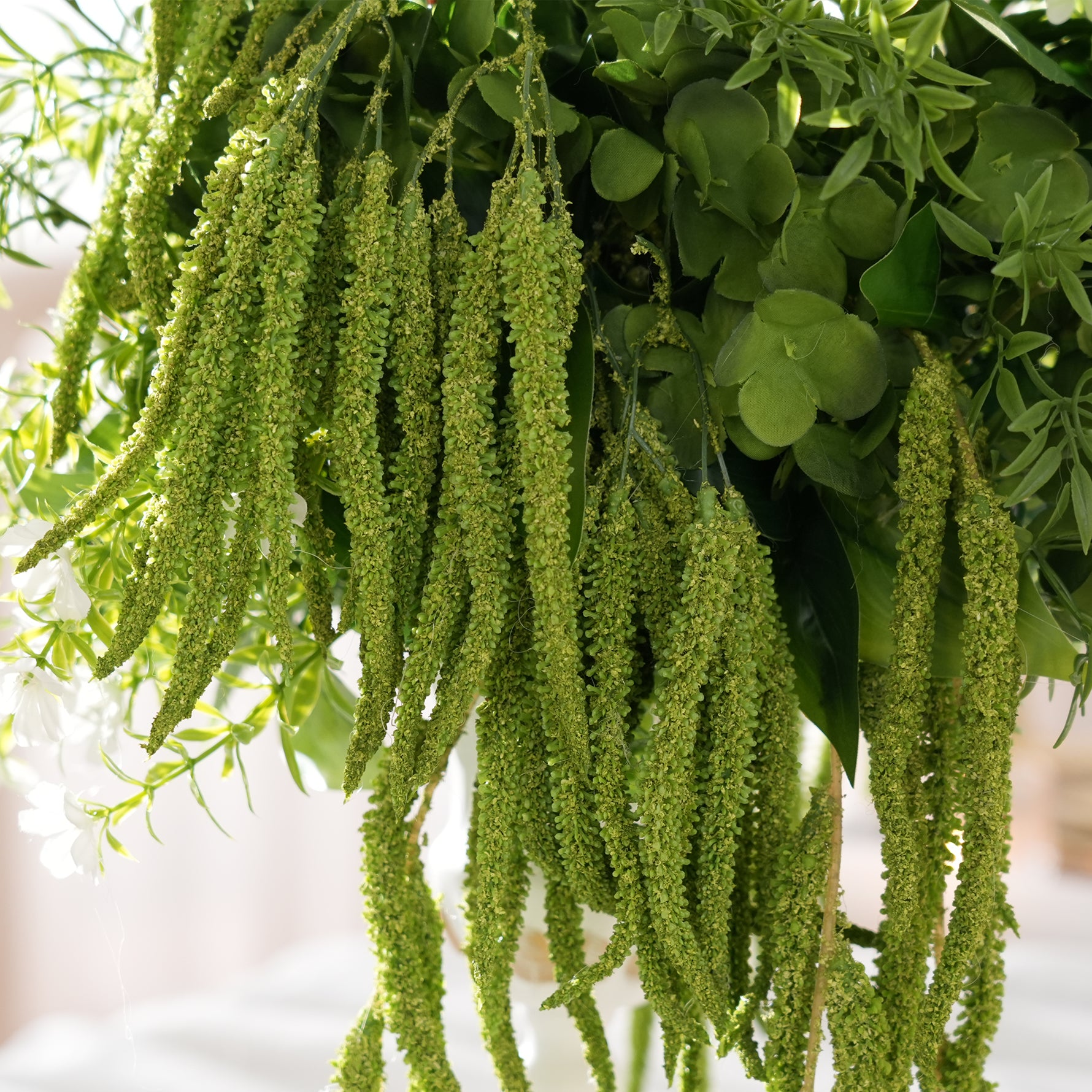 forest‑boho‑table‑centerpiece‑reception‑tablescape‑decor‑green‑trailing‑foliage
