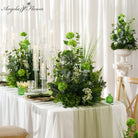 green-hydrangea-table-flower-arrangement