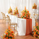 faux-orange-flower-display