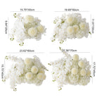 Romantic Orchid And Hydrangea Arrangement For Reception Decor