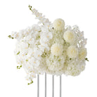 Tall White Artificial Flower Centerpiece For Banquet Table