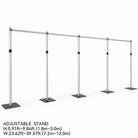 Portable backdrop system easy assemble and disassemble