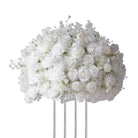 Modern Ivory Floral Centerpiece Wedding Venue Ornament