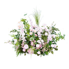 Blush White Flower Ceremony Decor for Romantic Wedding Venue