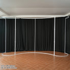 Complete wavy metal background frame set for ceremony and parties