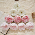 Silk peony flower heads bulk arrangement