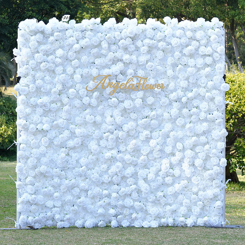 Premium artificial floral panel for wedding stage background