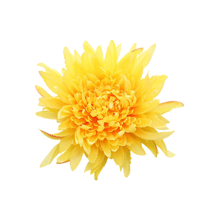 Off white faux spider mum craft flower