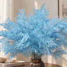 Soft textured faux cedar leaf for wedding ceremony flower arrangements