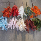 Assorted color artificial locust foliage