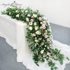 Natural drop shape flower tail for table drape matching