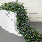 fake trailing flower garland for head table